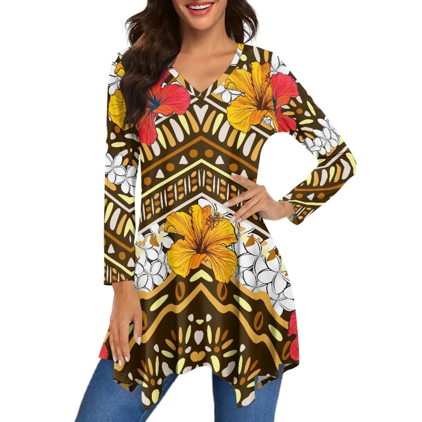 2024 Luxury Leopard Print Womens Long Sleeve Irregular Casual Tunic Tops Spring Autumn Shirt Dressy Blouses and Shirts for Women