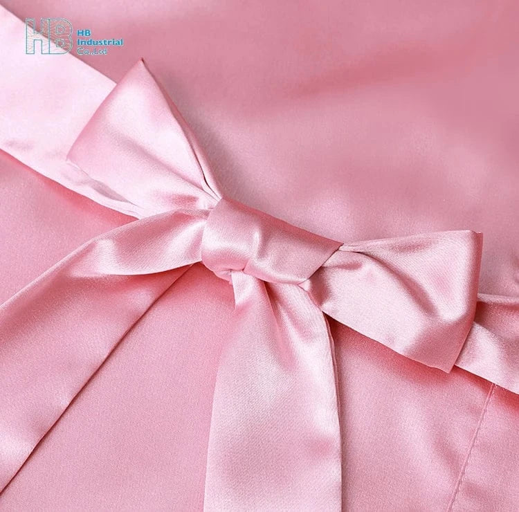 2024 New 8238 Ruffle Satin Wedding Robes for Bridal Robes for Bridesmaid and  Bride robes