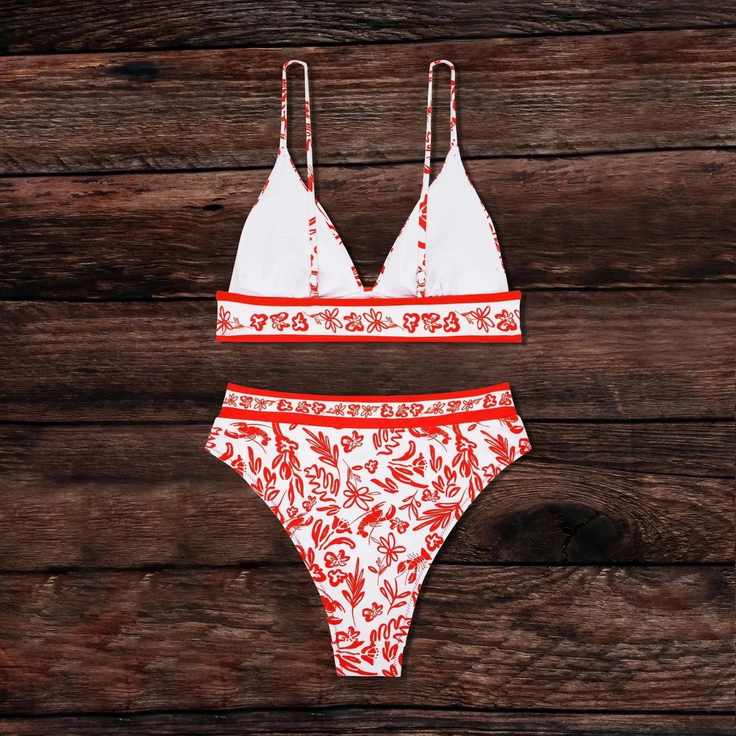 2024 New Arrival Bikinis Beachwear Bath Suit Bikini Two Pieces Printed Swimsuit Women