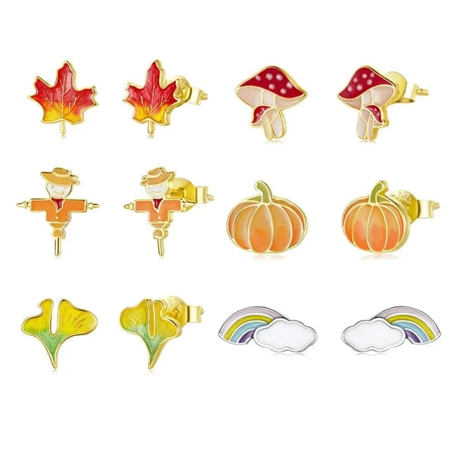 2024 New arrival fine silver zircon jewelry high quality fashion jewelry 925 sterling silver stud silver cute earrings for women