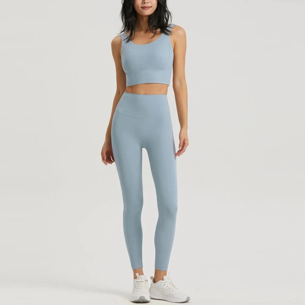 2024 New Arrival High Quality 2 Piece Leggings Women Yoga Wear Sports Bra Gym Fitness Sets