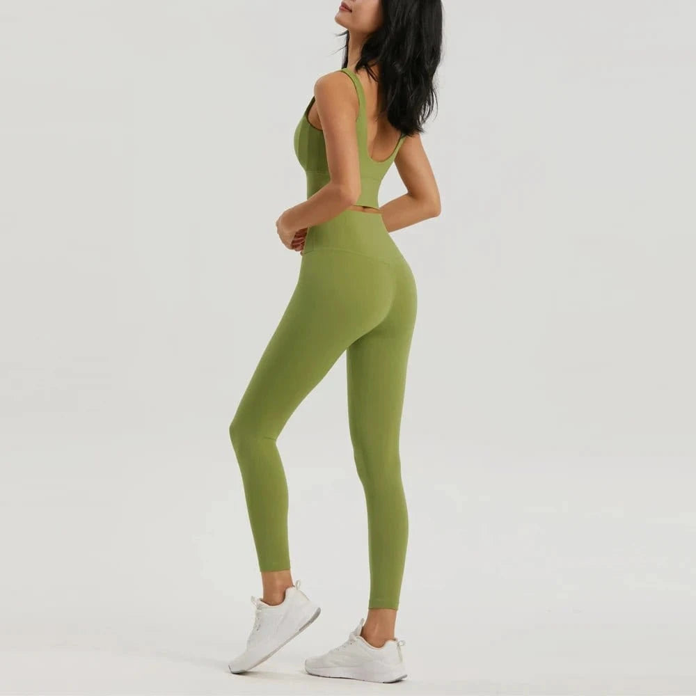 2024 New Arrival High Quality 2 Piece Leggings Women Yoga Wear Sports Bra Gym Fitness Sets