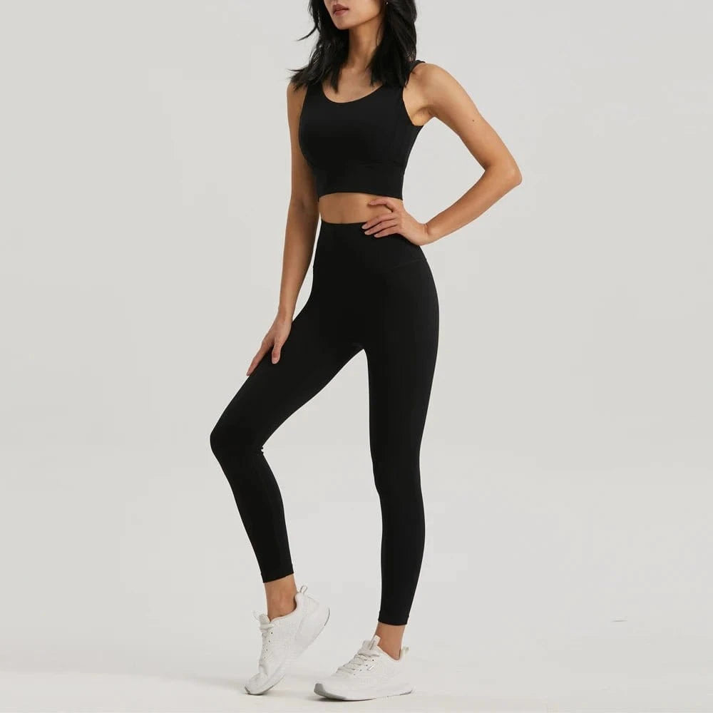 2024 New Arrival High Quality 2 Piece Leggings Women Yoga Wear Sports Bra Gym Fitness Sets