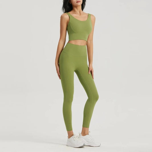 2024 New Arrival High Quality 2 Piece Leggings Women Yoga Wear Sports Bra Gym Fitness Sets