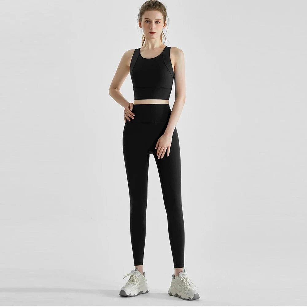 2024 New Arrival High Quality 2 Piece Leggings Women Yoga Wear Sports Bra Gym Fitness Sets