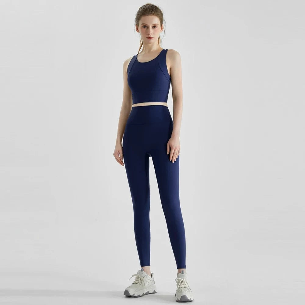 2024 New Arrival High Quality 2 Piece Leggings Women Yoga Wear Sports Bra Gym Fitness Sets