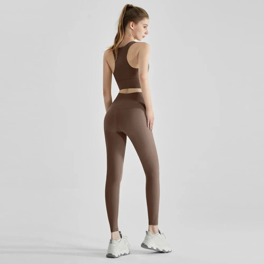 2024 New Arrival High Quality 2 Piece Leggings Women Yoga Wear Sports Bra Gym Fitness Sets