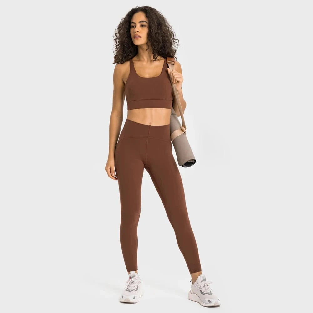 2024 New Arrival High Quality 2 Piece Leggings Women Yoga Wear Sports Bra Gym Fitness Sets