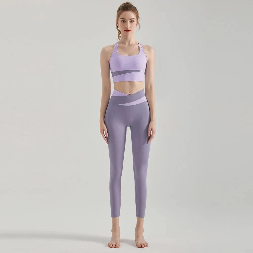 2024 New Arrival High Quality 2 Piece Leggings Women Yoga Wear Sports Bra Gym Fitness Sets