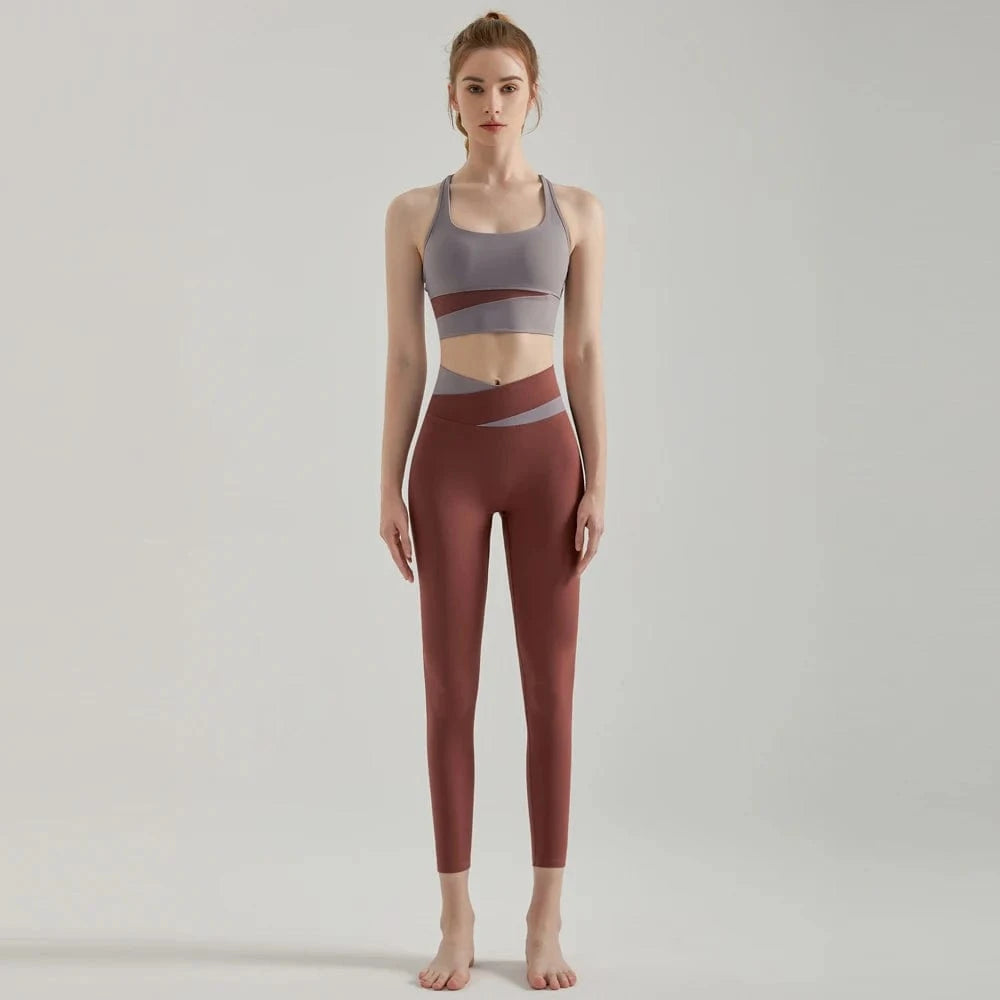 2024 New Arrival High Quality 2 Piece Leggings Women Yoga Wear Sports Bra Gym Fitness Sets