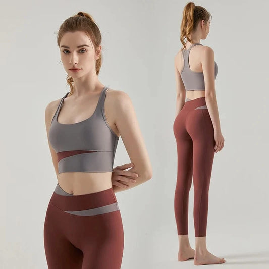 2024 New Arrival High Quality 2 Piece Leggings Women Yoga Wear Sports Bra Gym Fitness Sets