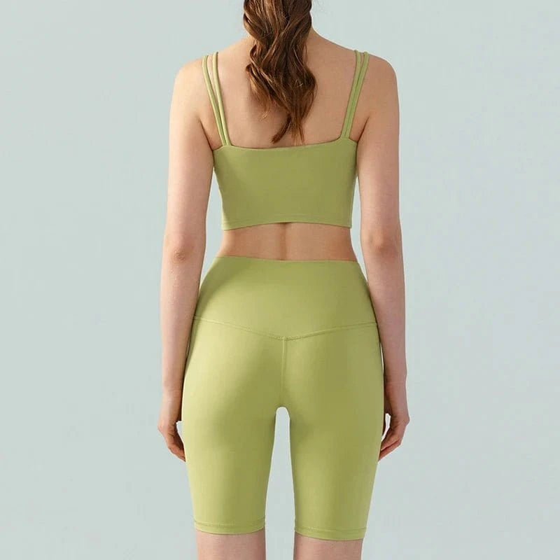 2024 New Arrival High Quality Women Sexy Double Shoulder Straps Top High Impact Fitness Yoga Gym Sport Bra With Front Zipper