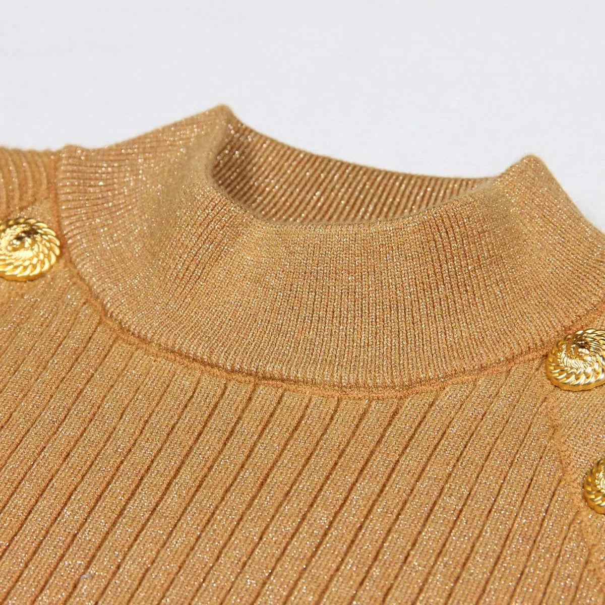 2024 new arrivals spring collection women stand collar fall knitted sweater dresses