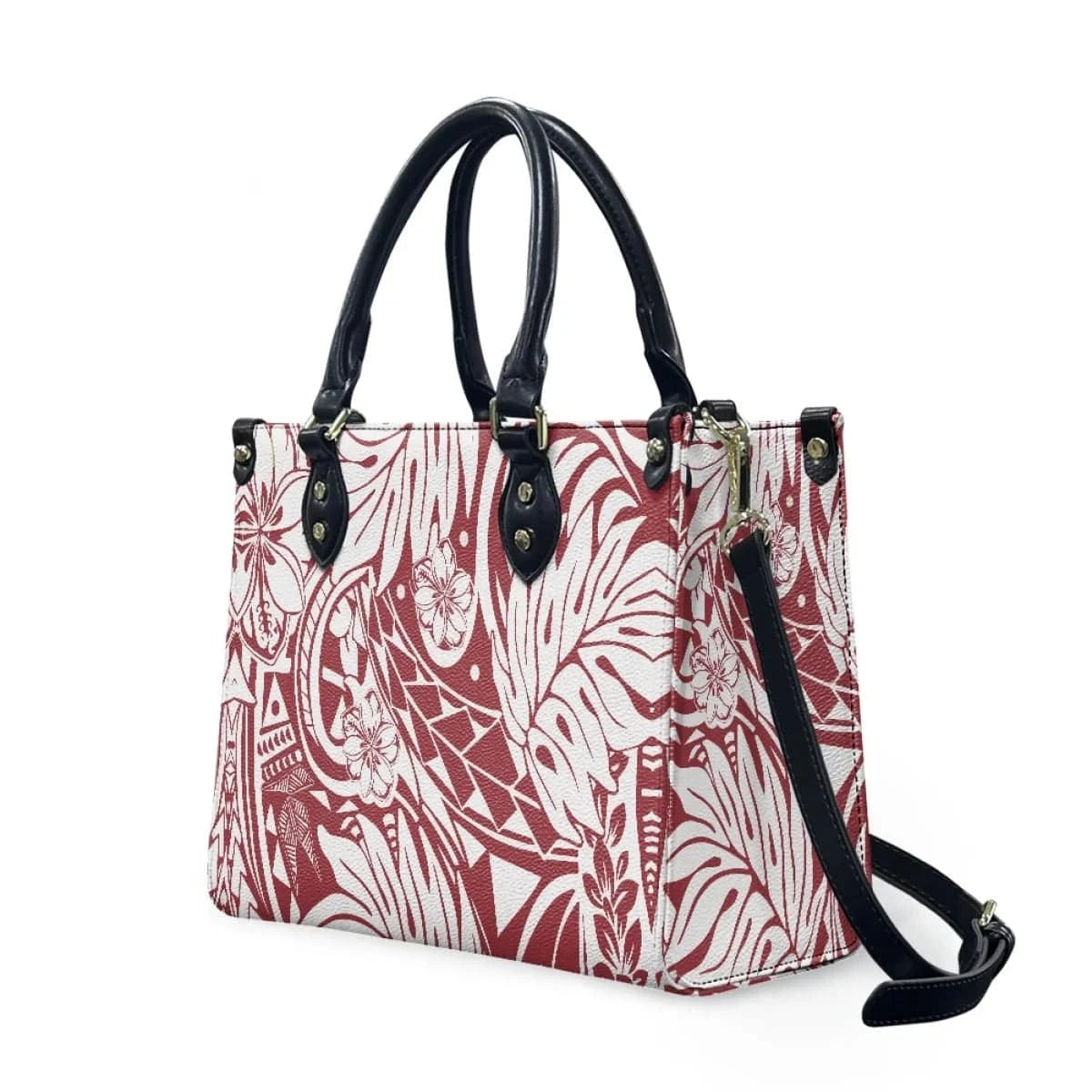 2024 New Arrived Hawaiian Polynesian Samoan Tribal Design Custom Premium Fashion Unique Miss Handbag with Custom Printed Logo