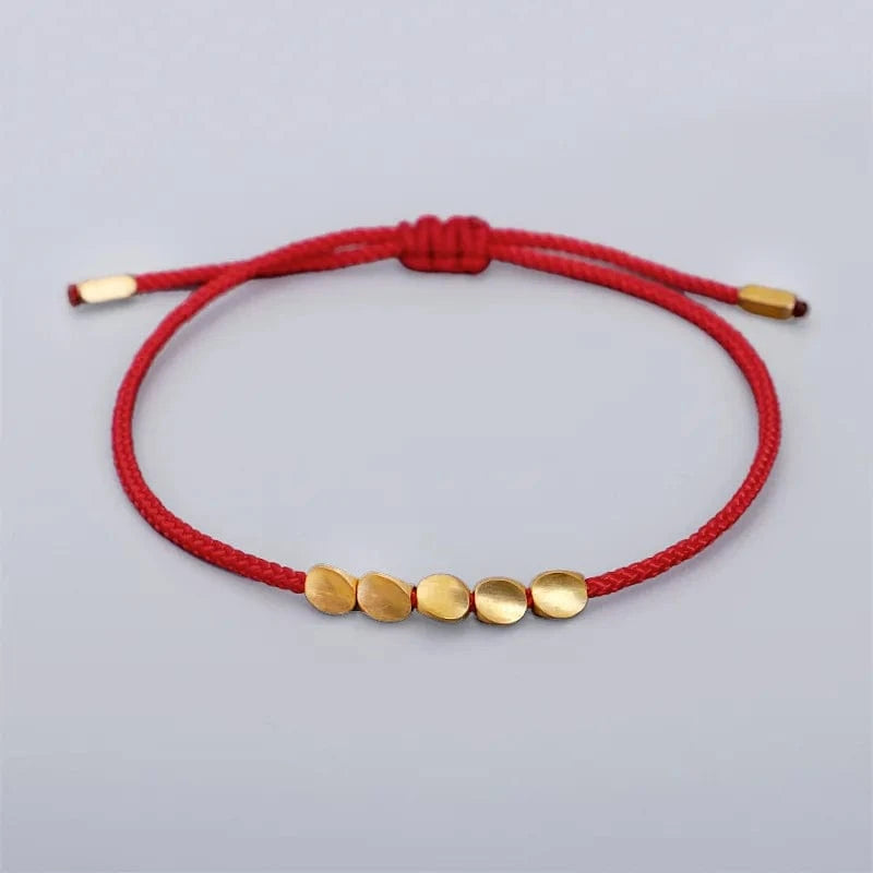 2024 New Creative Irregular Copper Bead Bracelet Multi Colored Hand Woven Bracelets Unisex Versatile Adjustable Jewelry