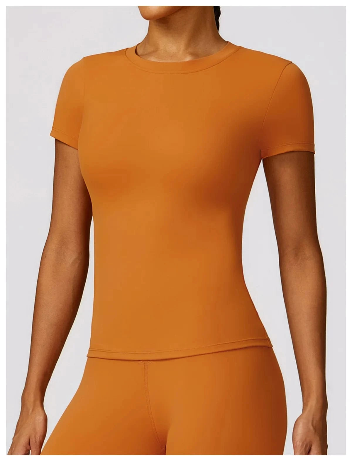 2024 New Custom Quick Dry Gym Wear Sports Short Sleeved Tops T Shirt Sexy outdoor Fitness Yoga Suit wear Woman Workout Shirts