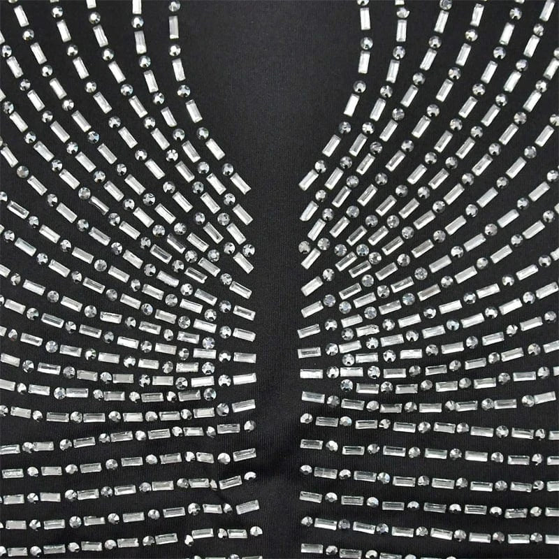 2024 new design elegant halter backless rhinestone beaded crystal mesh sheer sexy short evening red mini dress luxury empire gow