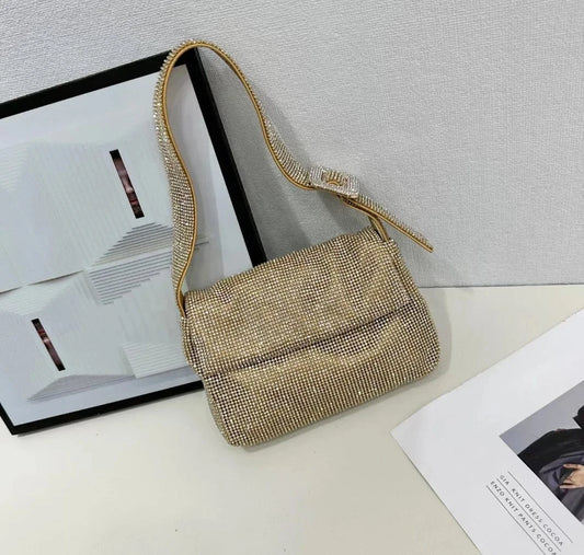 2024 New Elegant  rhinestone handbag purse bolsas evening bags luxury shoulder bag