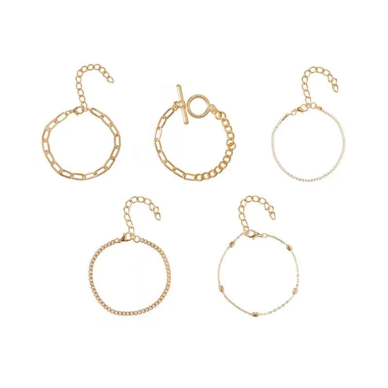 2024 New Fashion Diamond Bracelet Popular Minimalist Retro OT Buckle Bracelet Personalized Geometric Hollow Bracelet