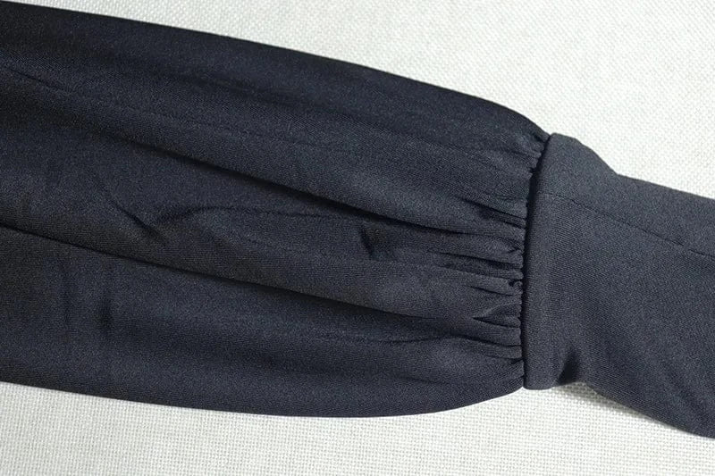 2024 New Fashion Sing Sleeve Casual Dress Women O-Neck Mini Dress Solid Color Wrinkle Bodycon Dresses