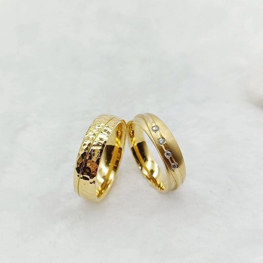 2024 New High Quality Finger Ring Jewelry  Designer Gold Plated 5A Cz Diamond Wedding Rings Bridal Couples Woman
