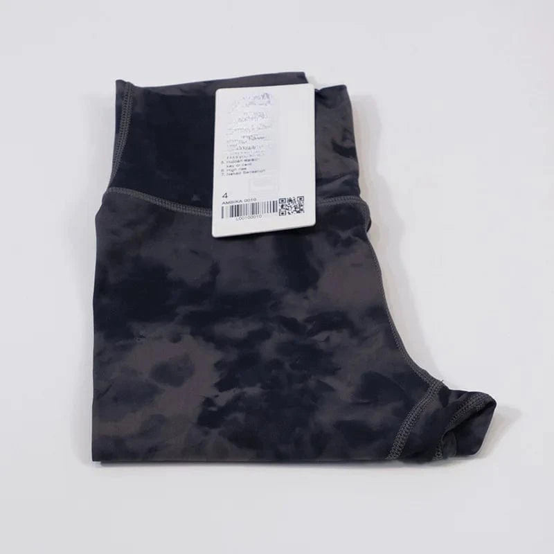 2024 New Hot Sale Cycling Yoga Running Pants Butt Lift High Waisted Seamless Tie-Dye Yoga Leggings Women lulu