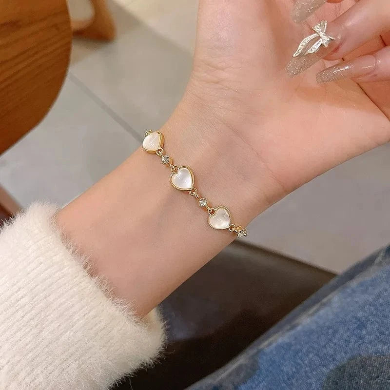 2024 New Instagram Design Rainbow Jewelry Charms Stylish And Fashionable Bracelet Beads Versatile Smile Face Bracelet