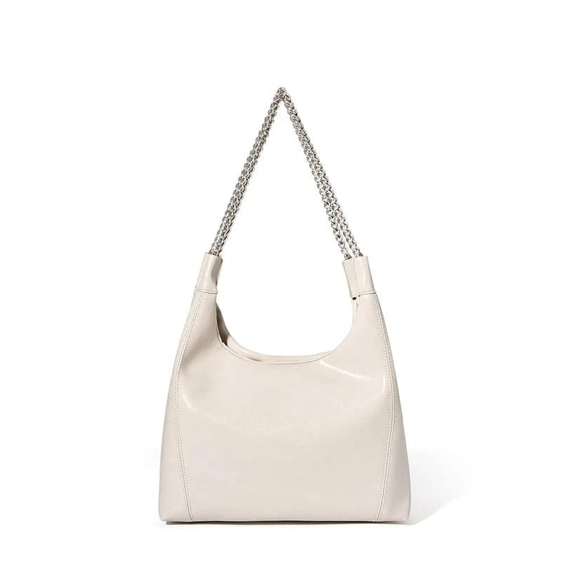 2024 New Oversized Women'S Cow Hide Leather Bucket Hobo Tote Bag Genuine Leather Shoulder Bags Large Fashion Designer Handbags