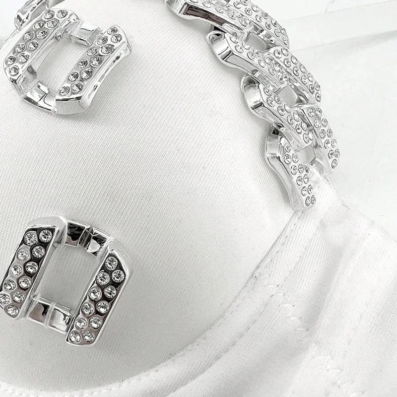 2024 New Style Sleeveless Tank Top Bar Performance Clothes Sequined Belly Dance Camisole Sexy Tops For Women