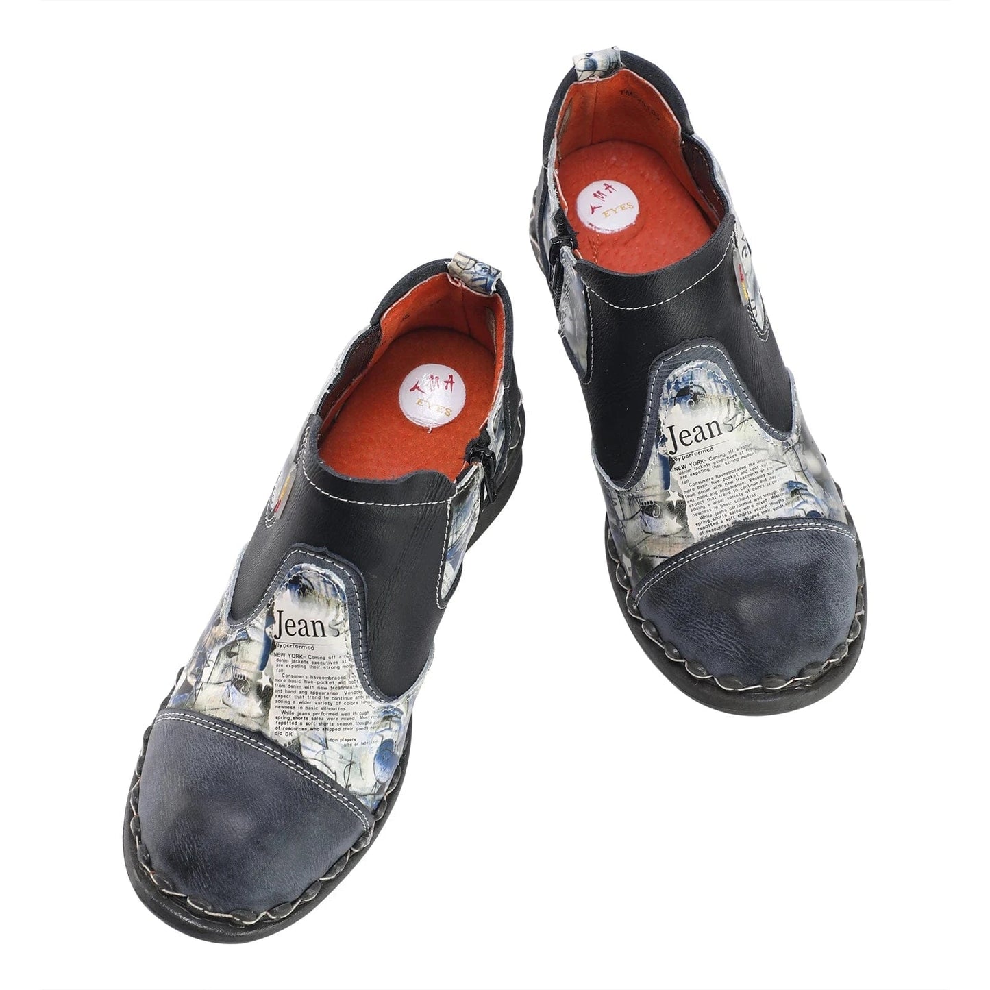 2024 Odm Thick Heel And Ankle Leather Casual Boots Shoes Western Fashion Other Trendy Shoes