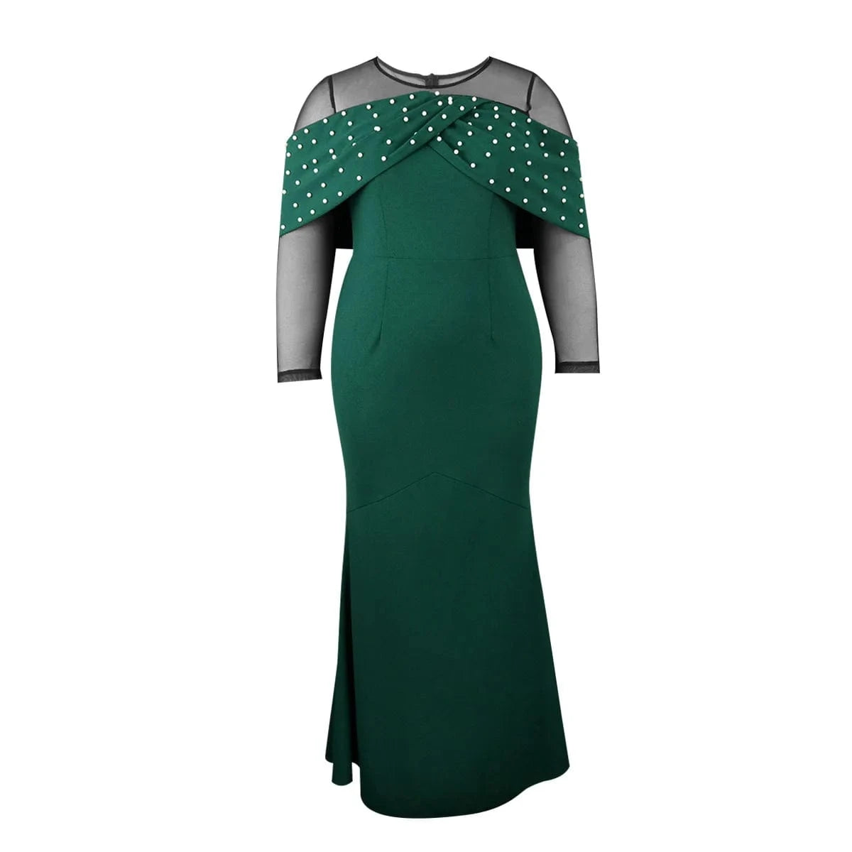 2024 Off Shoulder Bow Sequin Africa Wedding Guest Maid of Honor Party Dress robe Dark Green Mermaid Bridesmaid Dresses
