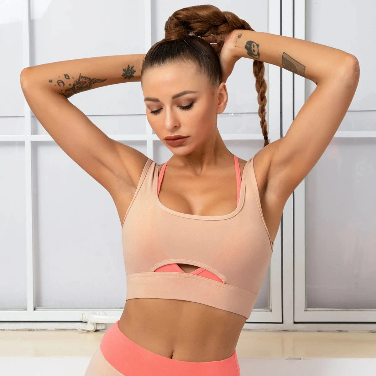 2024 Seven Piece Suit Workout Cloth Women Gym Activewear Set Training Sports Fitness Yoga Sets