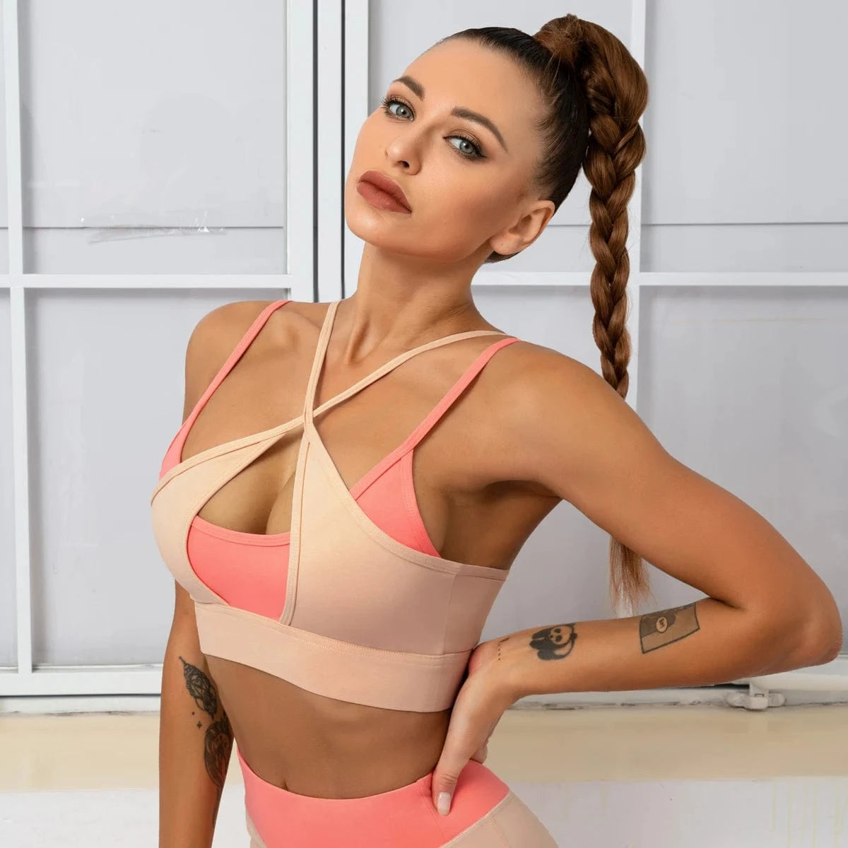 2024 Seven Piece Suit Workout Cloth Women Gym Activewear Set Training Sports Fitness Yoga Sets