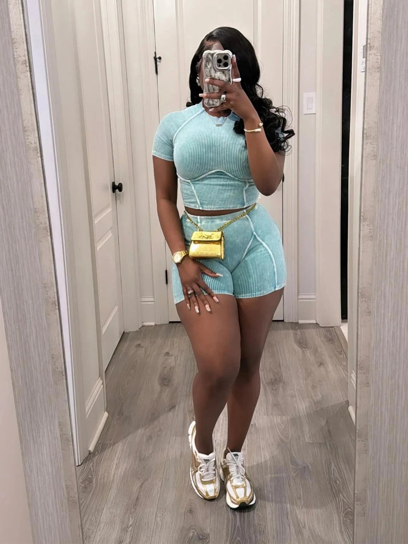 2024 sexy summer matching sets outfits y2k crop tops acid wash sweat shorts