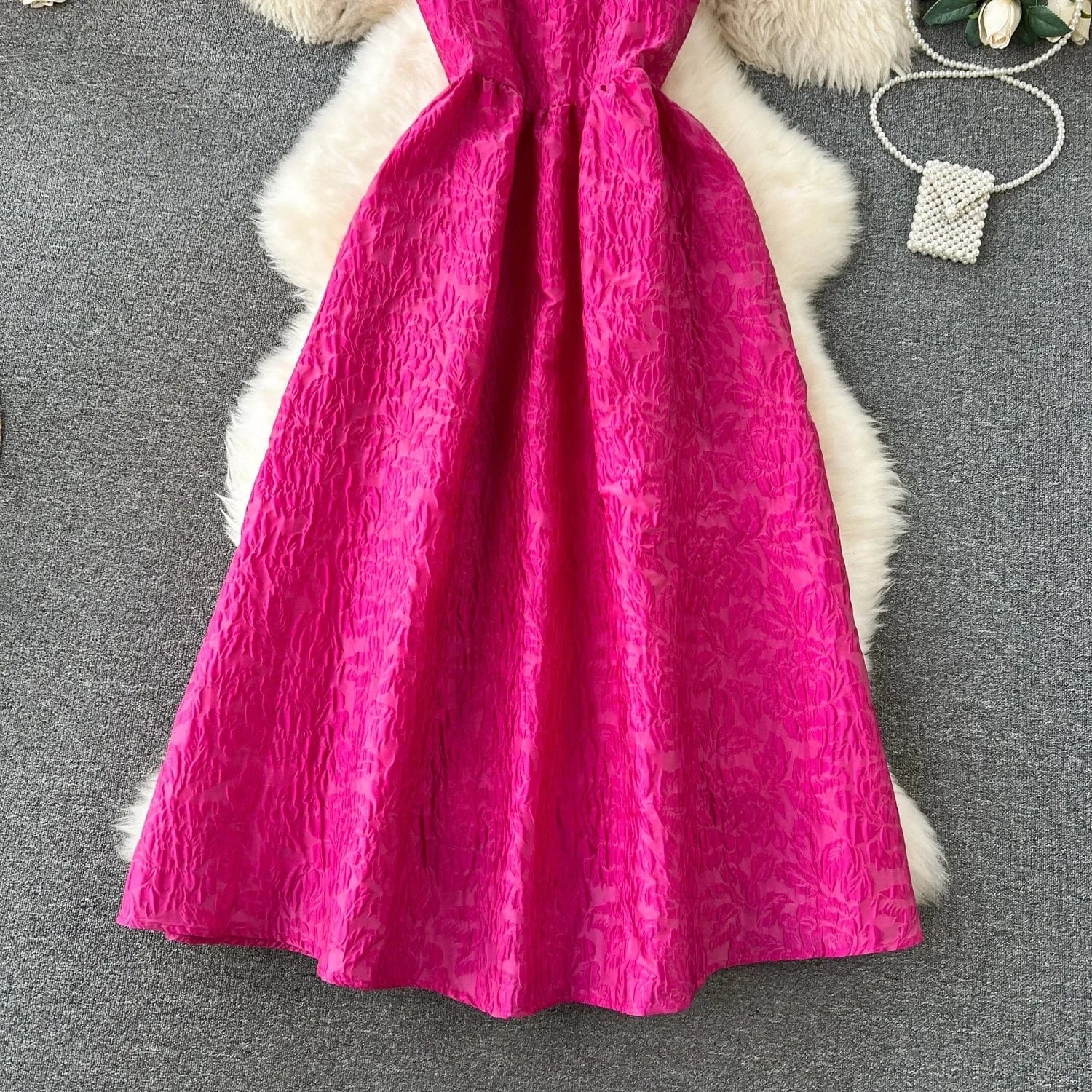 2024 Sexy V-neck Backless Sleeveless Strap Dress Slim Waist Long Dress