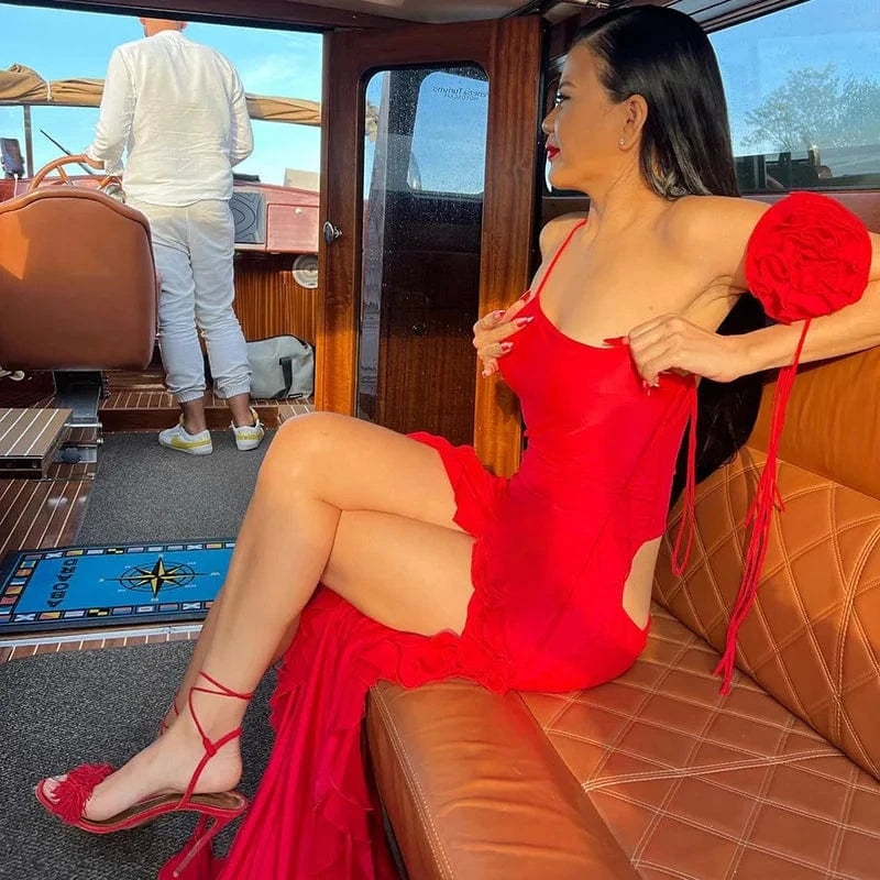 2024 spring boutique trendy party clubwear evening fashion maxi sleeveless women's dresses