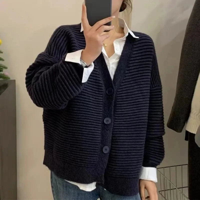 2024 Spring Fashionable Spring new arrival long sleeve long cardigan women casual sweater coat
