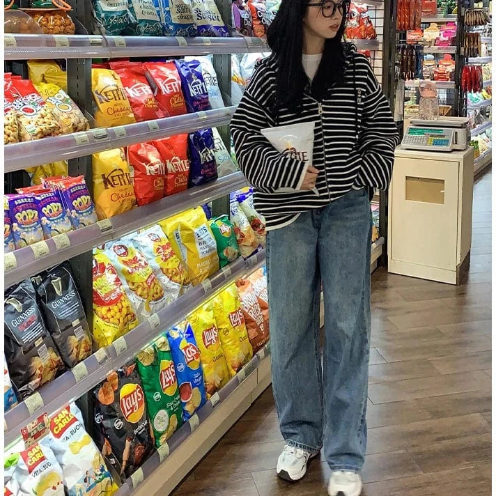 2024 Spring  ladies long sleeve elegant cardigan classic zipper sweater hoodie cardigan sweater coat