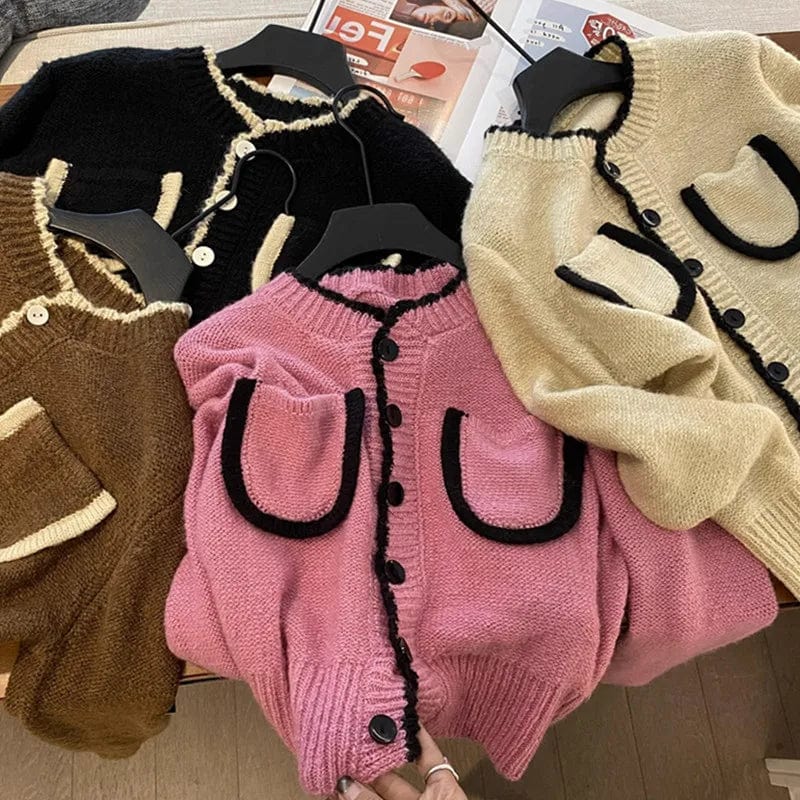 2024 Spring new arrival long sleeve cardigan single breast fashionable women sweater coat