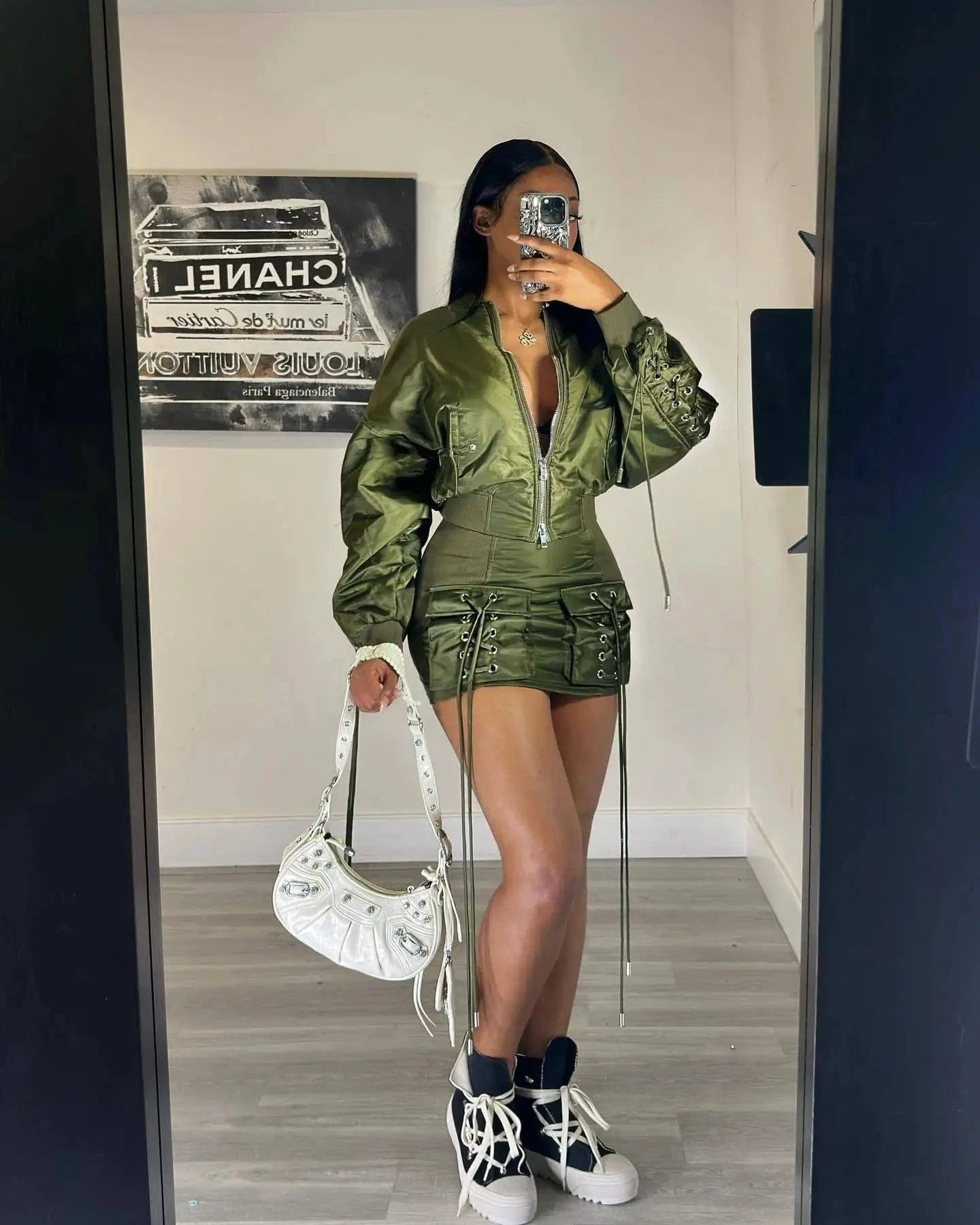 2024 spring trendy boutique autumn designer fashion 2 piece skirt and jackets set for women