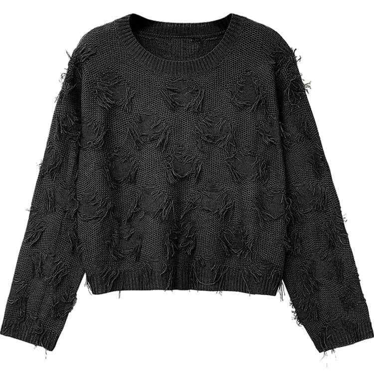 2024 Spring women new arrival crew neck long sleeve loose solid Fluffy thin pullover sweater jumper