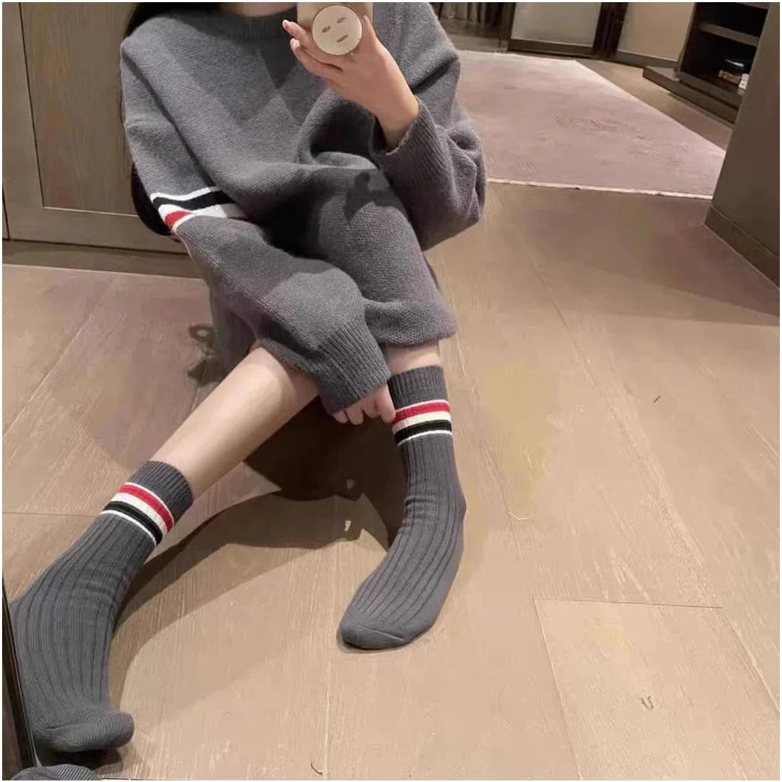2024 Spring women new arrival crew neck long sleeve oversize cartoon animal classic jacquard sweater jumper