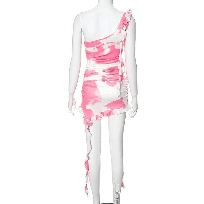 2024 summer boutique popular elegant fashion club wear digital print women's dresses