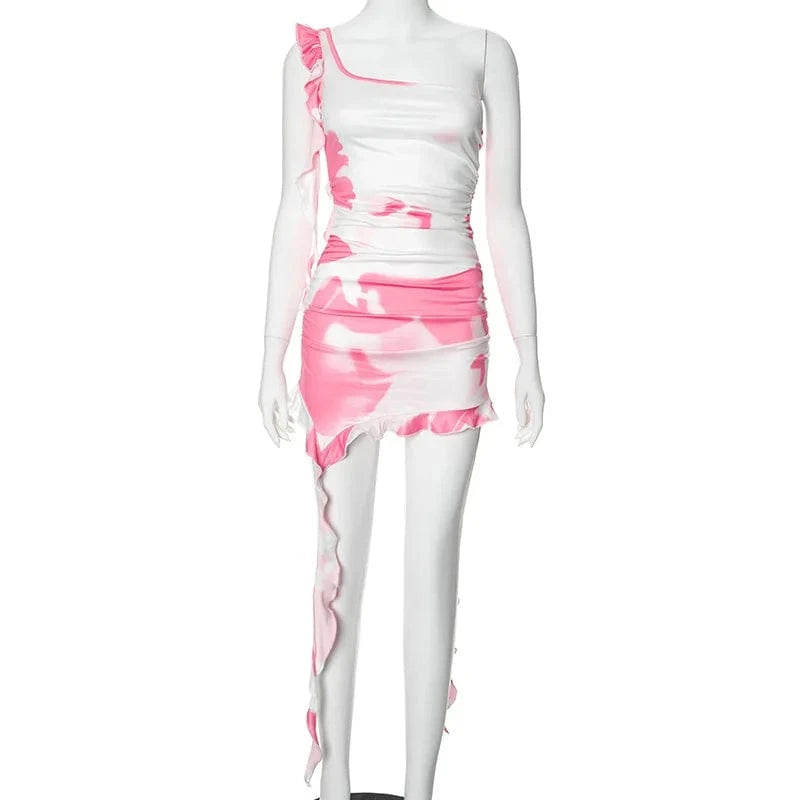 2024 summer boutique popular elegant fashion club wear digital print women's dresses