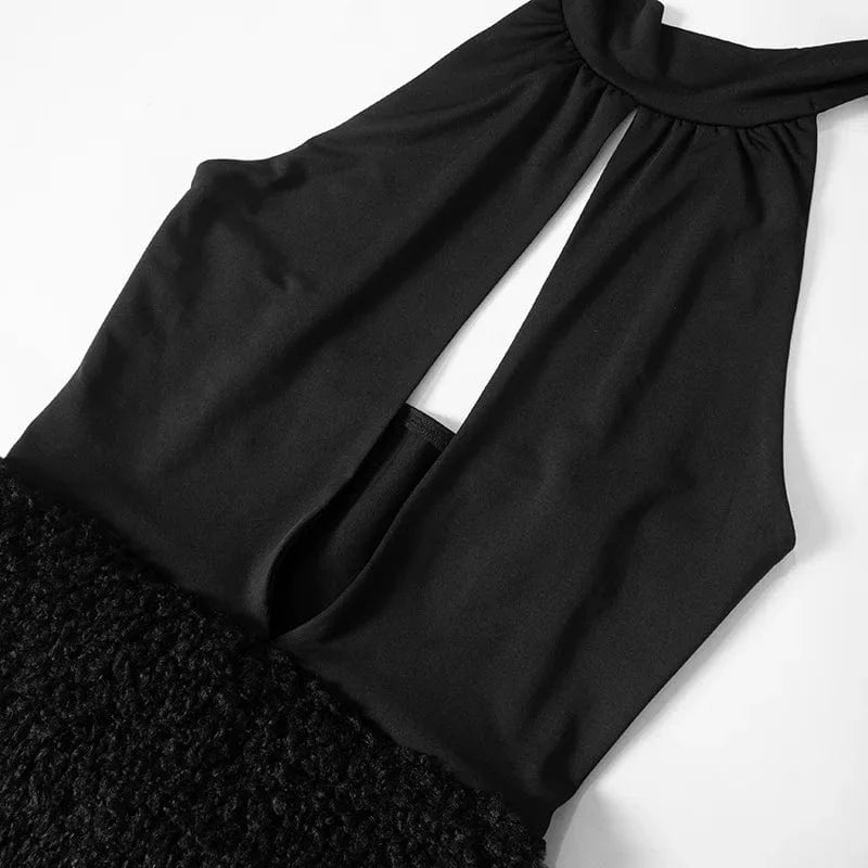 2024 summer boutique trendy fashion hot sexy party club wear cross neck women's dresses