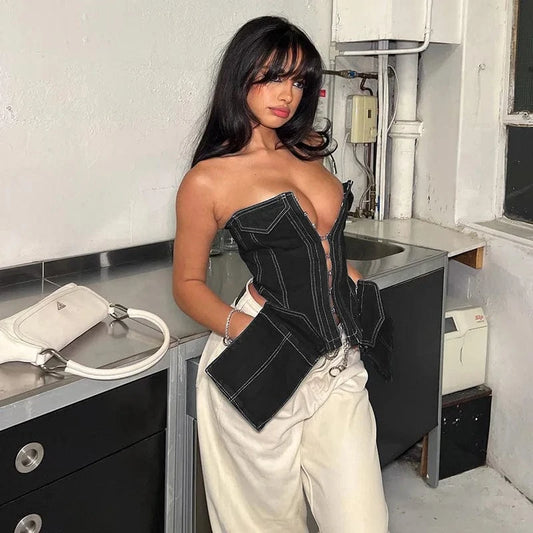 2024 summer boutique usa size corset ladies sexy club wear ladies women tank tops