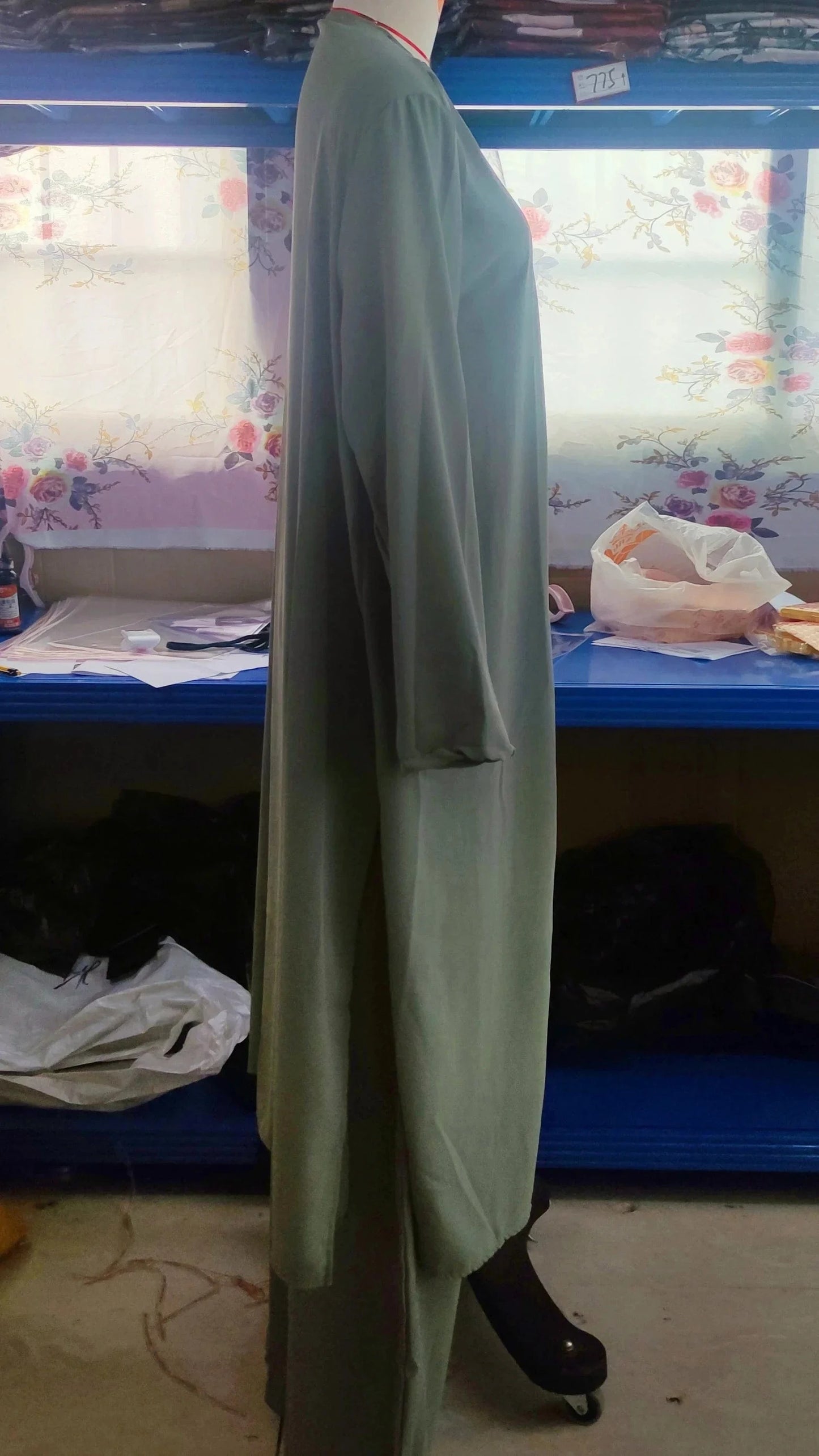 2024 Summer Fashion New Women's Set Split Long Top Casual Wide Leg Pants Two Piece Set Elegant Large Size Loose Fitting Set