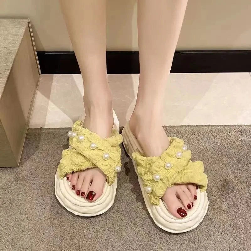 2024 Summer New Casual Comfortable Beach Sandals women's Outdoor Flip Flops Flat Simple Women Shoes Open Toe Women's Slippers