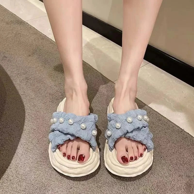 2024 Summer New Casual Comfortable Beach Sandals women's Outdoor Flip Flops Flat Simple Women Shoes Open Toe Women's Slippers