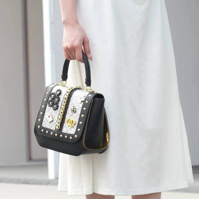 2024 Top selling Diamonds ladies bag designer handbag for women quality female bags luxury single shoulder bags factory 24cm